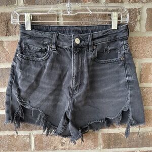 American Eagle Outfitters Charcoal Jean Shorts